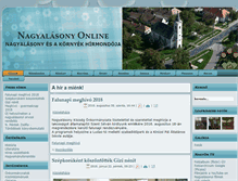 Tablet Screenshot of nagyalasony-online.hu